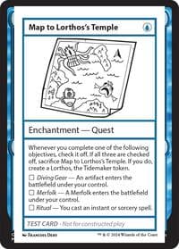 Map to Lorthos's Temple