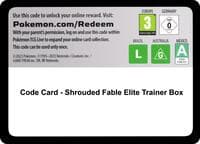 Code Card - Shrouded Fable Elite Trainer Box