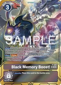Black Memory Boost! - P-039 (Premium Card Collection - Memory Boost! Set)