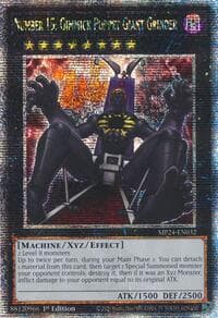 Number 15: Gimmick Puppet Giant Grinder (Quarter Century Secret Rare)