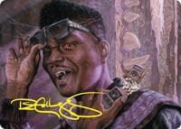 Dashing Bloodsucker Art Card (Gold-Stamped Signature)