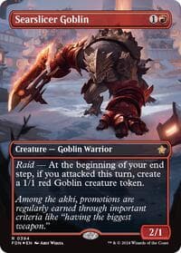 Searslicer Goblin (Borderless) (Mana Foil)