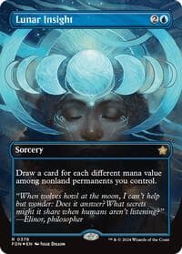 Lunar Insight (Borderless) (Mana Foil)