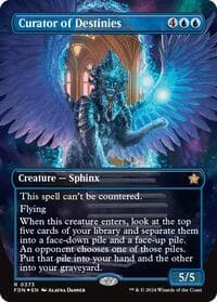 Curator of Destinies (Borderless) (Mana Foil)