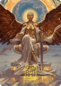 Herald of Eternal Dawn Art Card (27/54) (Gold-Stamped Signature)