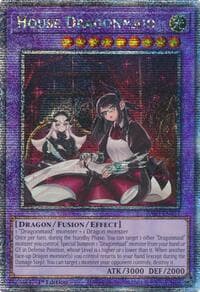 House Dragonmaid (Alternate Art) (Quarter Century Secret Rare)