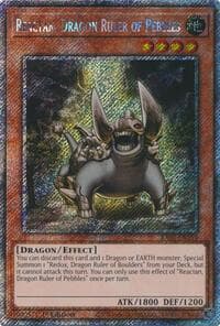 Reactan, Dragon Ruler of Pebbles (Platinum Secret Rare)