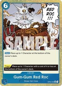 Gum-Gum Red Roc (Textured Foil)