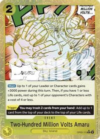 Two-Hundred Million Volts Amaru (Textured Foil)