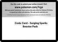 Code Card - Surging Sparks Booster Pack