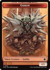 Goblin // Treasure Double-Sided Token