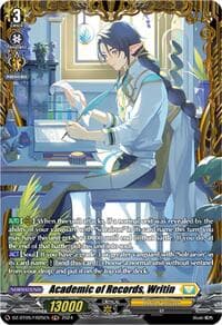 Academic of Records, Writin (FR)