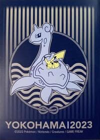 Pokemon TCG: 2023 Japan International Championship Pikachu Riding Lapras Card Sleeves (64 Pack)