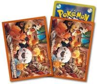 Pokemon TCG: Pokemon Center Japan Exclusive Card Sleeves Warm and Cozy -  (64-Pack)