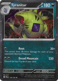 Tyranitar - 135/193 (Cosmo Foil)