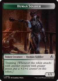 Human Soldier (0020) // Emblem - Tamiyo, Field Researcher Double-Sided Token