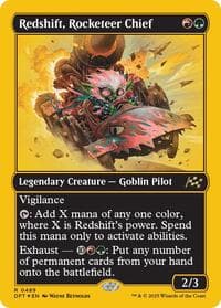 Redshift, Rocketeer Chief (First-Place Foil)
