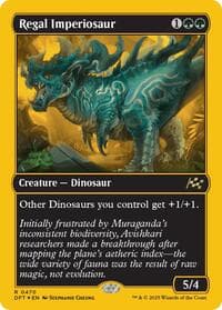 Regal Imperiosaur (First-Place Foil)