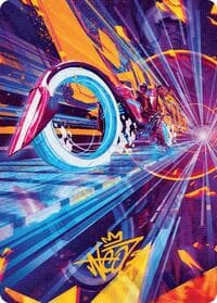 Spotcycle Scouter Art Card (Gold-Stamped Signature)