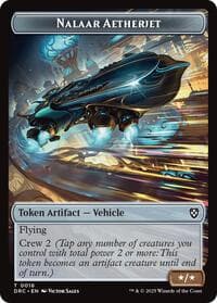 Nalaar Aetherjet // Treasure Double-Sided Token
