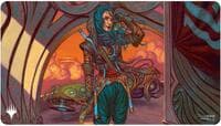 Aetherdrift Playmat for Magic: The Gathering - Borderless Racer 1: Sita Varma, Masked Racer