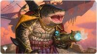 Aetherdrift Playmat for Magic: The Gathering - Borderless Racer 8: Captain Howler, Sea Scourge