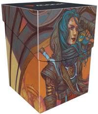 Aetherdrift - Borderless Racer 1: Sita Varma, Masked Racer 100+ Deck Box for Magic: The Gathering