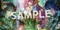 Magic War Festival: Llanowar Elves Japan Showcase Foundations Playmat