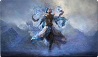 Magali Villeneuve Playmat for Magic: The Gathering (Kickstarter Exclusive) - Narset, Parter of Veils