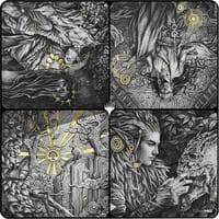 Magali Villeneuve Playmat for Magic: The Gathering (Kickstarter Exclusive) - Secret Lair Sketches (2-Player Playmat)
