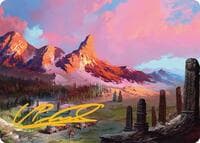 Rugged Highlands Art Card (29/54) (Gold-Stamped Signature)