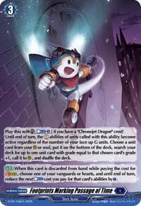 Footprints Marking Passage of Time (Foil) (D-PR/756)