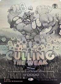 Culling the Weak (Black & White Foil)