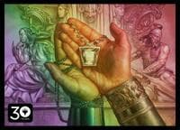 30th Anniversary: Foil Mox Diamond Limited Card Sleeves for Magic (80-Pack)