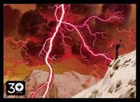 30th Anniversary: Lightning Bolt Limited Card Sleeves for Magic (80-Pack)