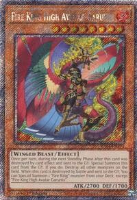 Fire King High Avatar Garunix (Platinum Secret Rare)