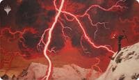 Christopher Moeller Ultra Pro Exclusive Playmat for Magic: The Gathering - Lightning Bolt