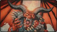 Greg Staples Ultra Pro Exclusive Playmat for Magic: The Gathering - Rakdos, the Muscle