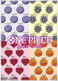 One Piece Card Game Official Sleeves: Assortment 10 - Devil Fruit (70-Pack)