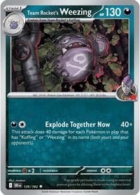 Team Rocket's Weezing - 126/182