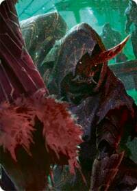 Uzuri, Switch Blade // Emperor, Dracai of Aesir Double Sided Art Card (Middle Left)