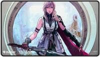 FINAL FANTASY Black Stitched Playmat for Magic: The Gathering - Premium Lightning, Army of One