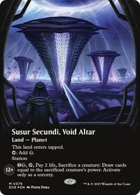 Susur Secundi, Void Altar (Borderless) (Galaxy Foil)