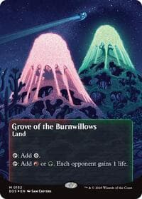 Grove of the Burnwillows (0152) (Borderless) (Galaxy Foil)