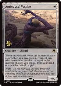 Anticausal Vestige