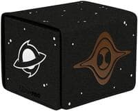 Edge of Eternities - Alcove Edge Deck Box with Interior Printing: Black Mythic for Magic: The Gathering