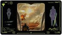 Edge of Eternities Holofoil Playmat - White Mythic for Magic: The Gathering