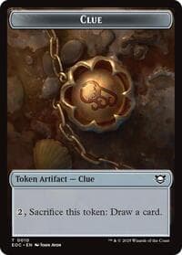 Clue // Beast (0005) Double-Sided Token