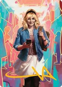 Gwen Stacy Art Card (Gold-Stamped Signature) (13/54)