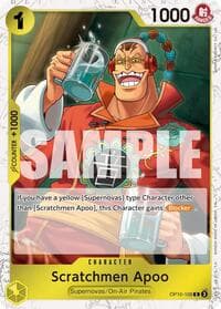 Scratchmen Apoo - OP10-108 (Pirate Foil)